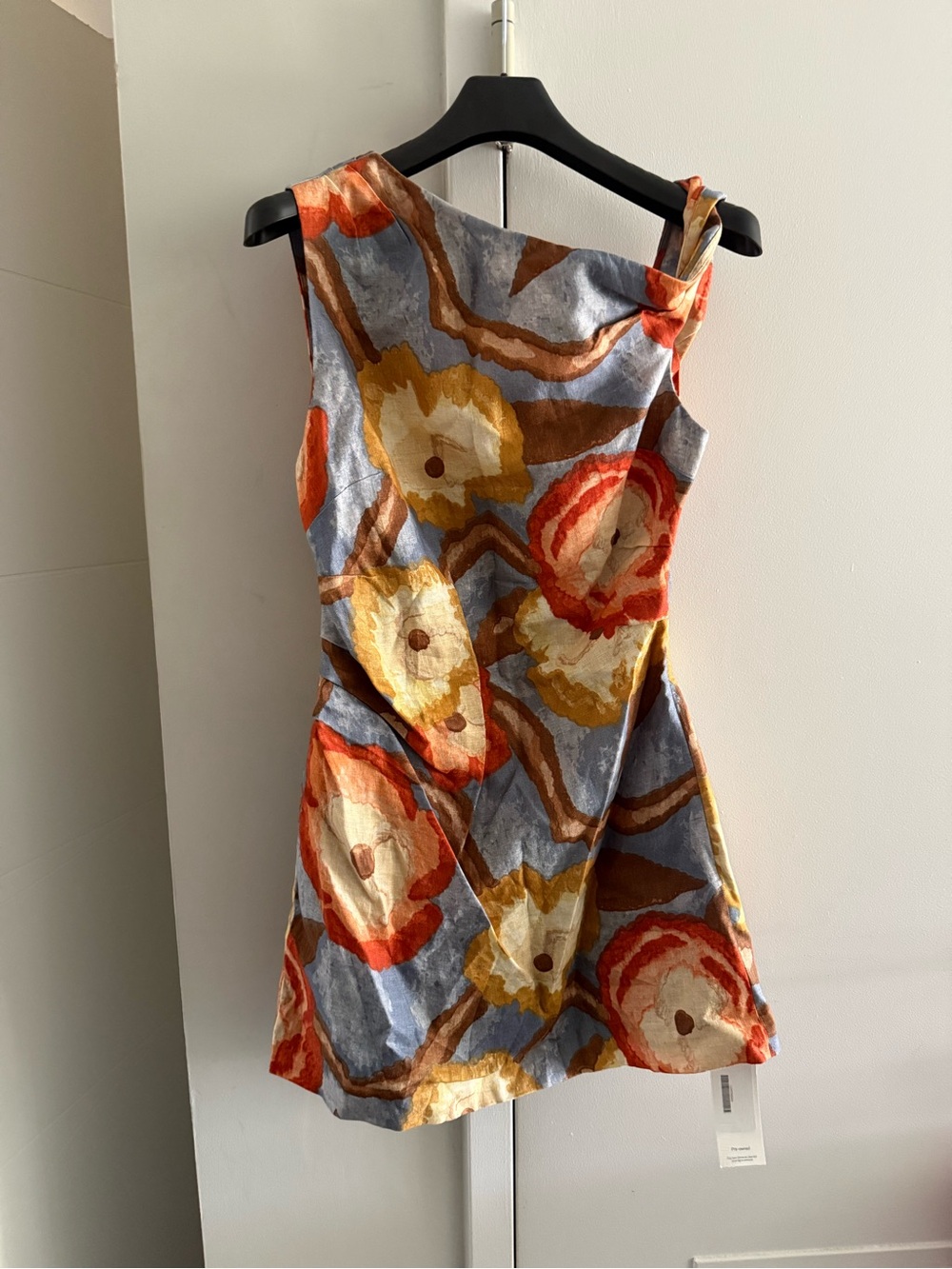 SIR. Avery Linen Printed Mini Dress